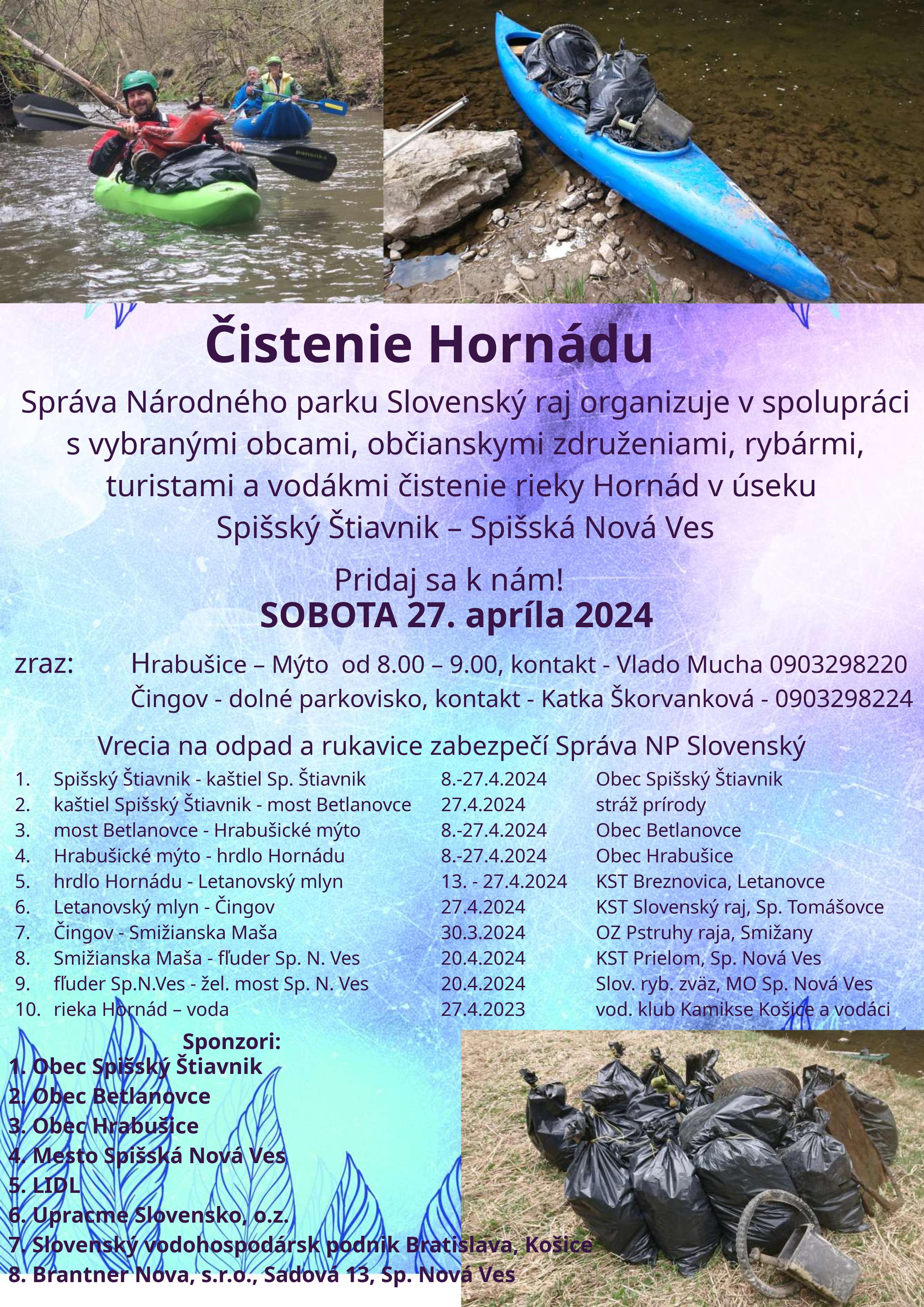 Čistenie Hornádu 2024